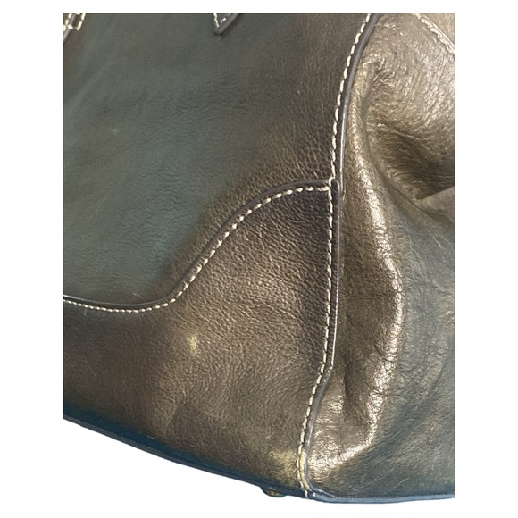 Frye Green Leather Tote Bag - Picture 2 of 6